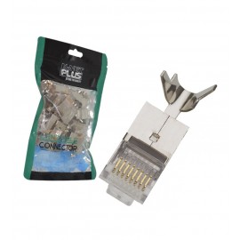 سوکت شبکه CAT6A SFTP بسته 20 عددی Knet Plus