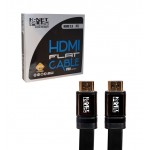 کابل 4K-3D 2.0 HDMI فلت طول 30 متر Knet Plus مدل Black