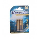 باتری نیم قلمی Maxeeder کارتی 2 تایی