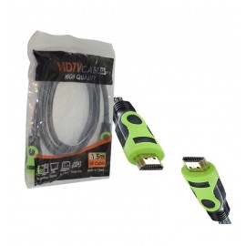 کابل HDMI کنفی طول 1.5 متر پک نایلونی