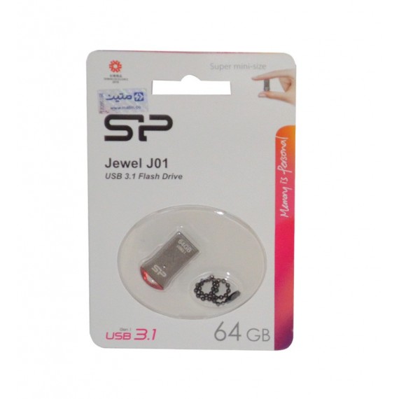 فلش Silicon Power مدل 64GB Jewel J01 USB 3.1