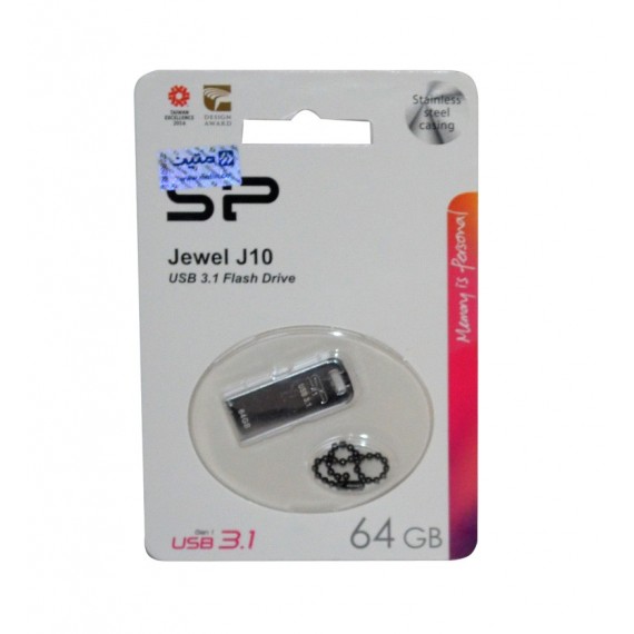 فلش Silicon Power مدل 64GB Jewel J10 USB 3.1