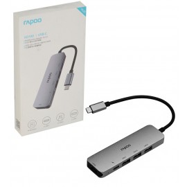 هاب Type-C چهار پورت + HDMI RAPOO مدل XD100