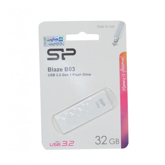 فلش Silicon Power مدل 32GB Blaze B03 USB3.2