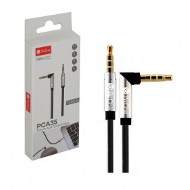 کابل 1 به 1 صدا (AUX) طول 1 متر 90 درجه ProOne مدل PCA35 (CA40)