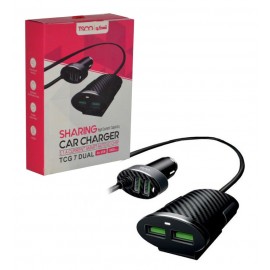 شارژر فندکی 4 پورت TSCO مدل TCG 7 DUAL