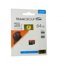 رم موبایل Team Group مدل 64G MicroSD U1 Clas10 80MB/S