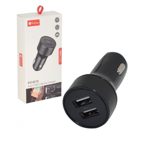 شارژر فندکی دو پورت ProOne مدل PCG13