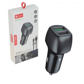 شارژر فندکی 12 وات دو پورت پرووان (ProOne) مدل PCG11