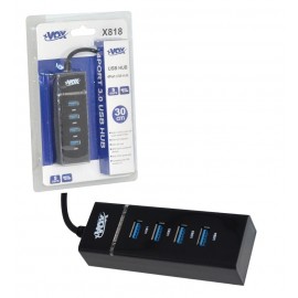 هاب 4 پورت USB3.0 برند xVOX مدل X818