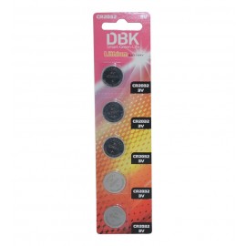 باتری سکه ای DBK مدل CR2032 (کارتی 5 تایی)