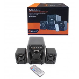 اسپیکر 3 تکه لپ تاپی رم خور فلش خور Kisonli مدل U-2500BT