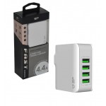 فست شارژر دیواری 4 پورت Silicon Power مدل BOOST CHARGER WC104P