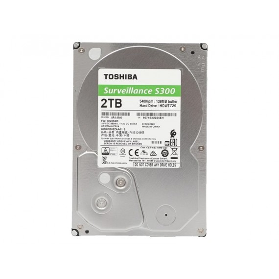 هارد دیسک اینترنال اصلی Toshiba مدل 2TB HDWT740 Surveillance S300