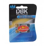 باتری نیم قلمی DBK مدل Ultra Alkaline (کارتی 2 تایی)