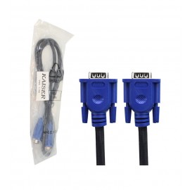 کابل VGA طول 1.5 متر KAISER پک نایلونی
