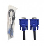 کابل VGA طول 1.5 متر KAISER پک نایلونی