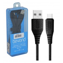 کابل آیفون (lightning) کنفی طول 2 متر Beyond مدل BA-315