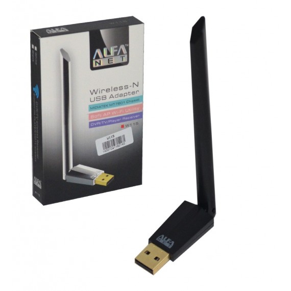 دانگل Wifi شبکه آنتن کوتاه AlFA-Net مدل W115