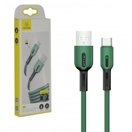 کابل Type-C طول 1 متر چراغ دار USAMS مدل U51