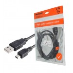 کابل موبایل و دوربین 5 پین (ذوزنقه ای) طول 1.5 متر MACHER مدل MR-77