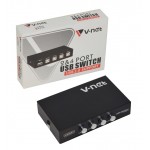 USB سوئیچ دستی چهار پورت V-net