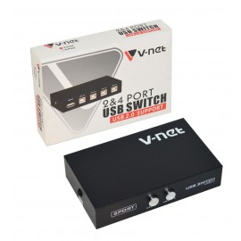 USB سوئیچ دستی 2 پورت V-net