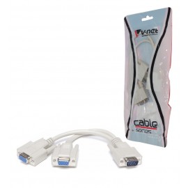 تبدیل 1 به 2 VGA طول 28 سانتی متر مدل V-net