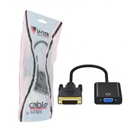 کابل تبدیل VGA به V-net DVI برددار ---IC دار اکتیو