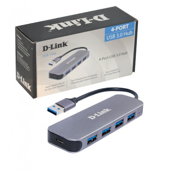 هاب 4 پورت USB3.0 برند D-Link مدل DUB-1340