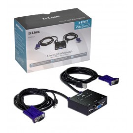 KVM سوئیچ VGA دو پورت D-Link مدل KVM-221