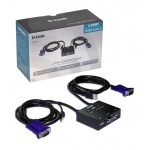 KVM سوئیچ VGA دو پورت D-Link مدل KVM-221