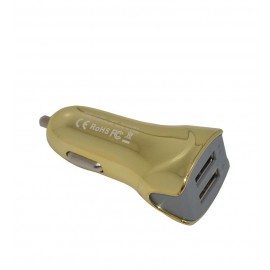 شارژر فندکی 2 پورت TREQA مدل CC-306 بدون پک
