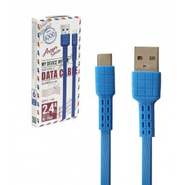 کابل Type-c فلت طول 1 متری مکس (Remax) مدل RC-116a