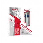کابل آیفون Lightning پارچه ای طول 1 متر Hanrox مدل C80