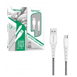 کابل Type-C کنفی طول 1 متر Hanrox مدل C40