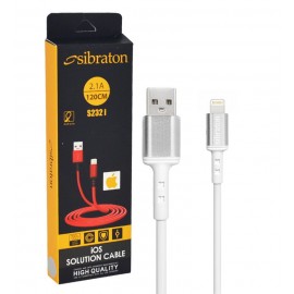 کابل آیفون طول 1.2 متر Sibraton مدل S232 i گارانتی متین