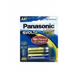 باتری قلمی Panasonic مدل EVOLTA ALKALINE  (کارتی 2 تایی)