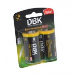 باتری سایز بزرگ DBK مدل D R20 Super Heavy Duty Plus (کارتی دوتایی)