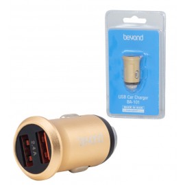 شارژر فندکی 2 پورت beyond مدل BA-101