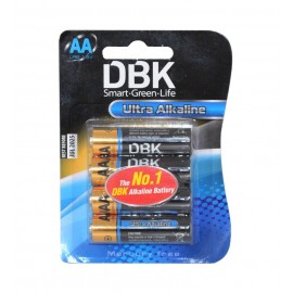 باتری قلمی DBK مدل Ultra Alkaline (کارتی 4 تایی)