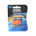 باتری نیم قلمی DBK مدل Ultra Alkaline (کارتی 4 تایی)