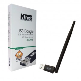 دانگل Wifi شبکه آنتن دار Knet 5DBI 300Mb