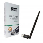 دانگل Wifi شبکه آنتن دار Knet 5DBI 300Mb
