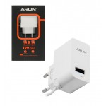 شارژر تک پورت کابل دار ARUN مدل U1001