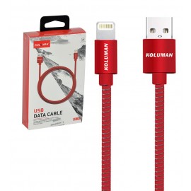 کابل آیفون Lightning طول 1 متر کلومن (KOLUMAN) مدل KD-34