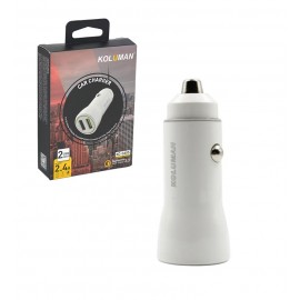 شارژر فندکی فست 2 پورت KOLUMAN مدل KC-C605
