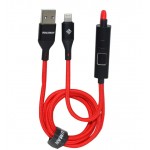 کابل آیفون Lightning کنفی طول 1 متر کلومن (KOLUMAN) مدل KD-L66 Timing CUT OFF