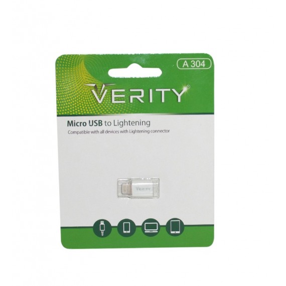 تبدیل micro usb به Lightning لایتنینگ وریتی (VERITY) مدل A304