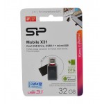 فلش سیلیکون پاور (Silicon Power) مدل 32GB Mobile X31 otg
